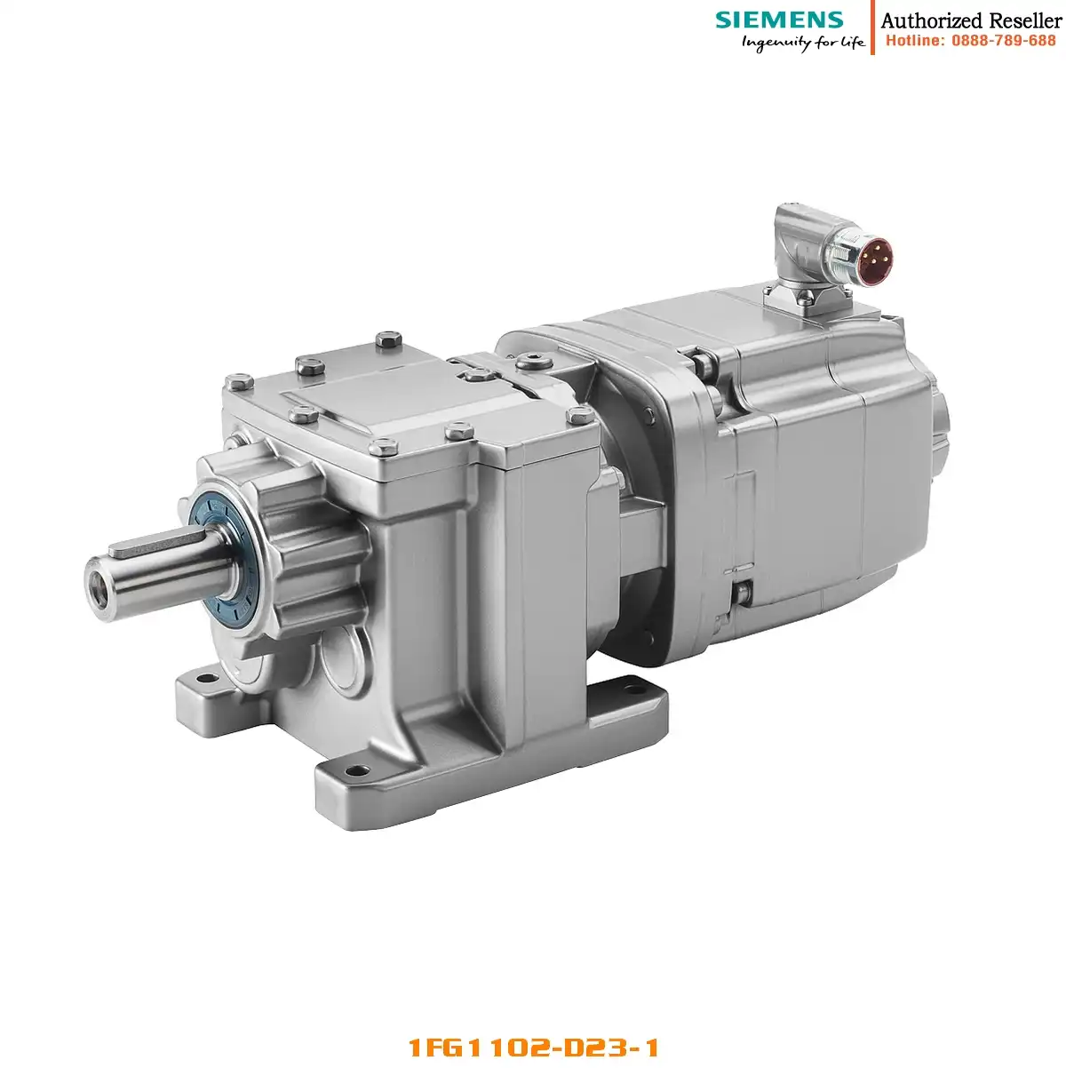 Động cơ servo đồng bộ 1FG1102-..D23-1... SIMOTICS S-1FG1, Mmax 10.5 Nm