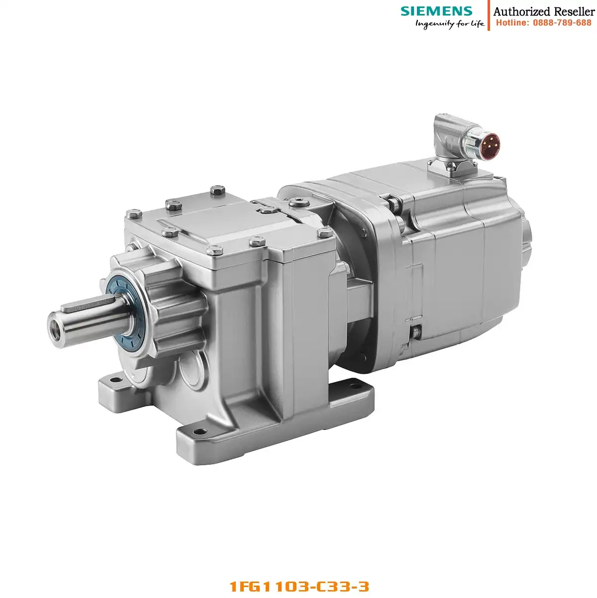 Động cơ servo đồng bộ SIMOTICS S-1FG1 1FG1103-..C33-3... với hộp số helical Z39