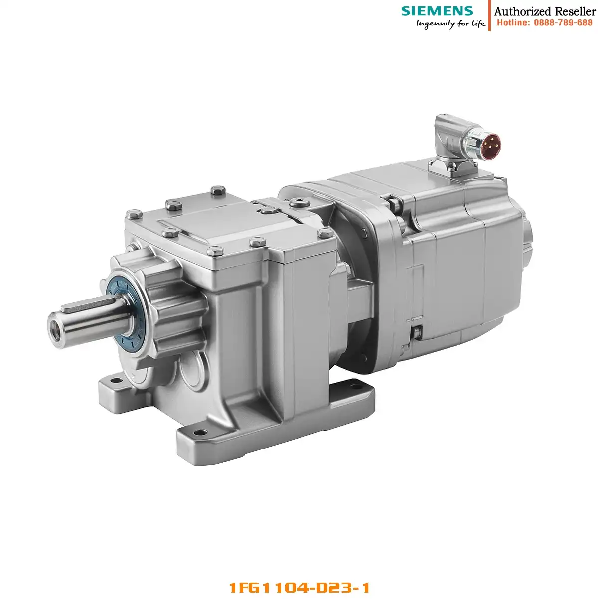 Động cơ servo đồng bộ 1FG1104-..D23-1... SIMOTICS S-1FG1, Mô men 10.5 Nm