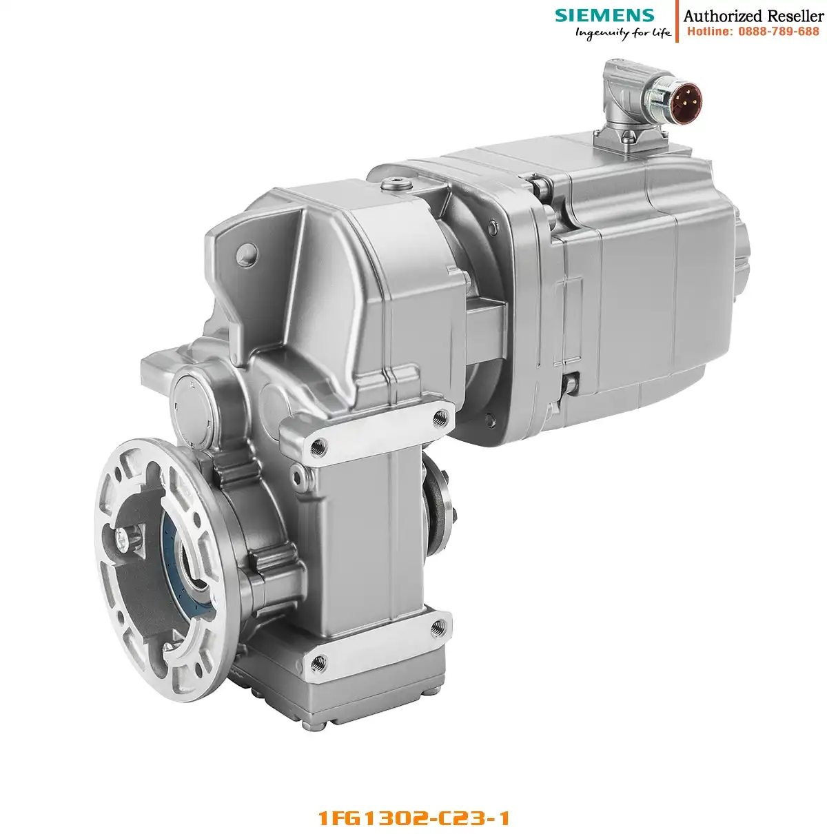 Động cơ servo đồng bộ SIMOTICS S-1FG1 1FG1302-..C23-1, hộp số FZ39, 0.275 kW