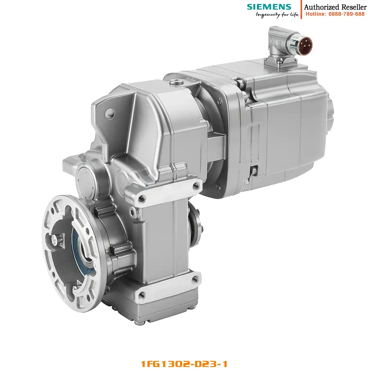 Động cơ servo đồng bộ SIMOTICS S-1FG1 1FG1302-..D23-1... với hộp số FZ39, 10.5 Nm