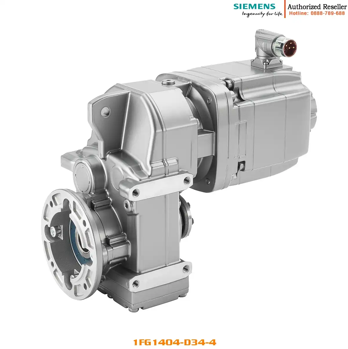 Động cơ servo đồng bộ 1FG1404-..D34-4... SIMOTICS S-1FG1, Mmax 10Nm, Pn 1.05kW