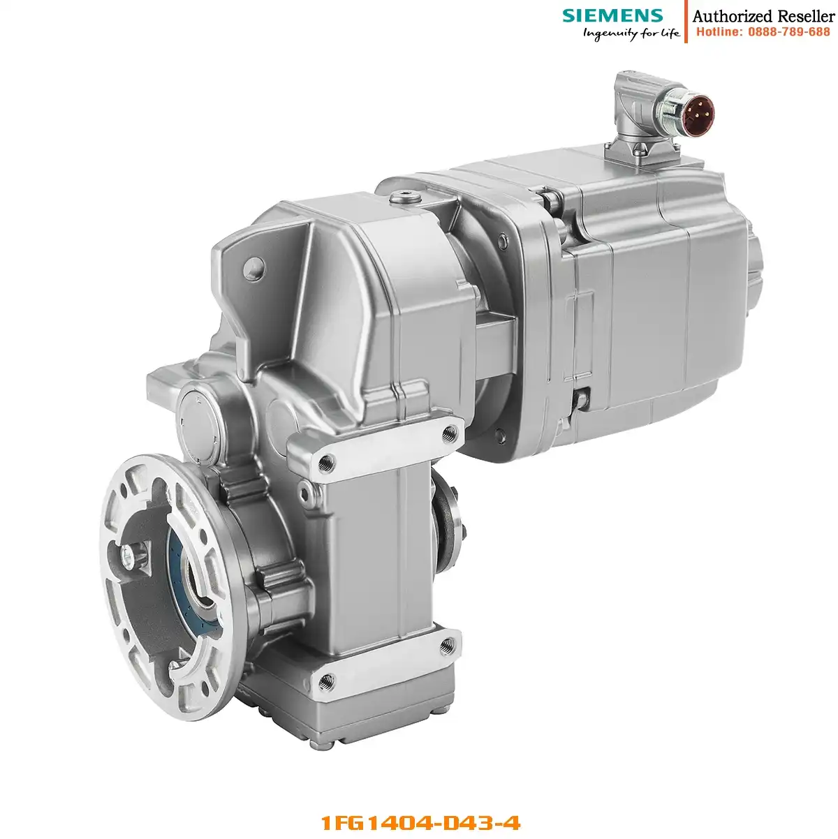 Động cơ servo đồng bộ SIMOTICS S-1FG1 1FG1404-..D43-4, Mô men 11.3 Nm, 600V