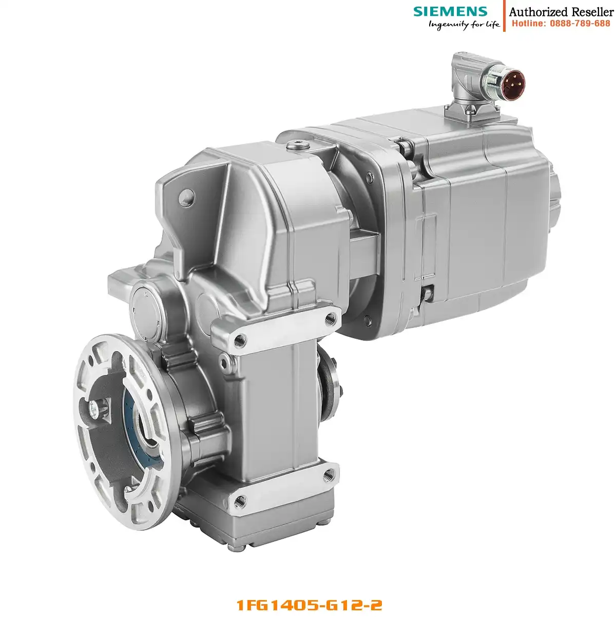 Động cơ servo đồng bộ 1FG1405-..G12-2 với hộp số FD79, 80Nm, 3.75kW