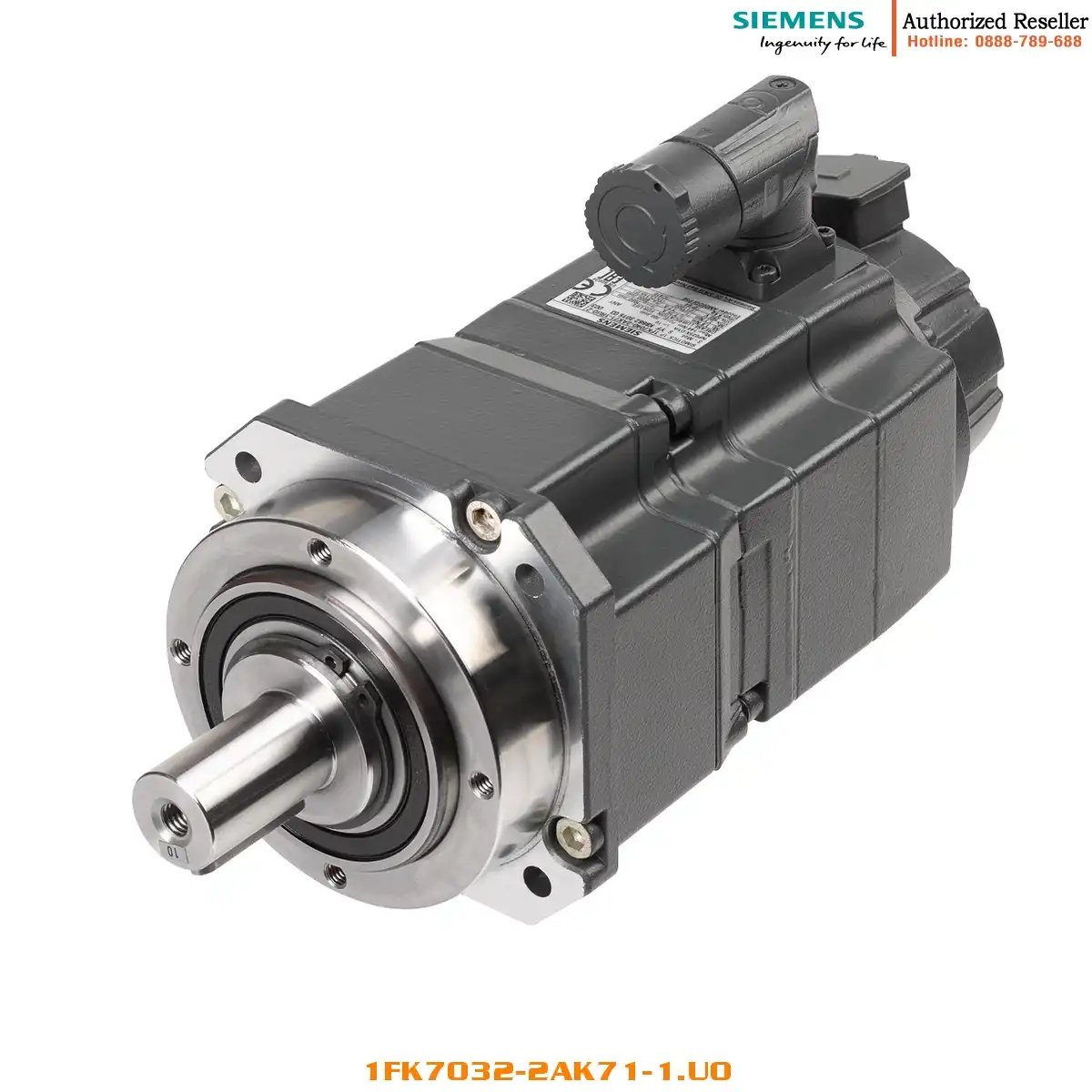 Động cơ servo đồng bộ SIMOTICS S 1FK7032-2AK71-1.U0, 0.50 kW, không phanh giữ