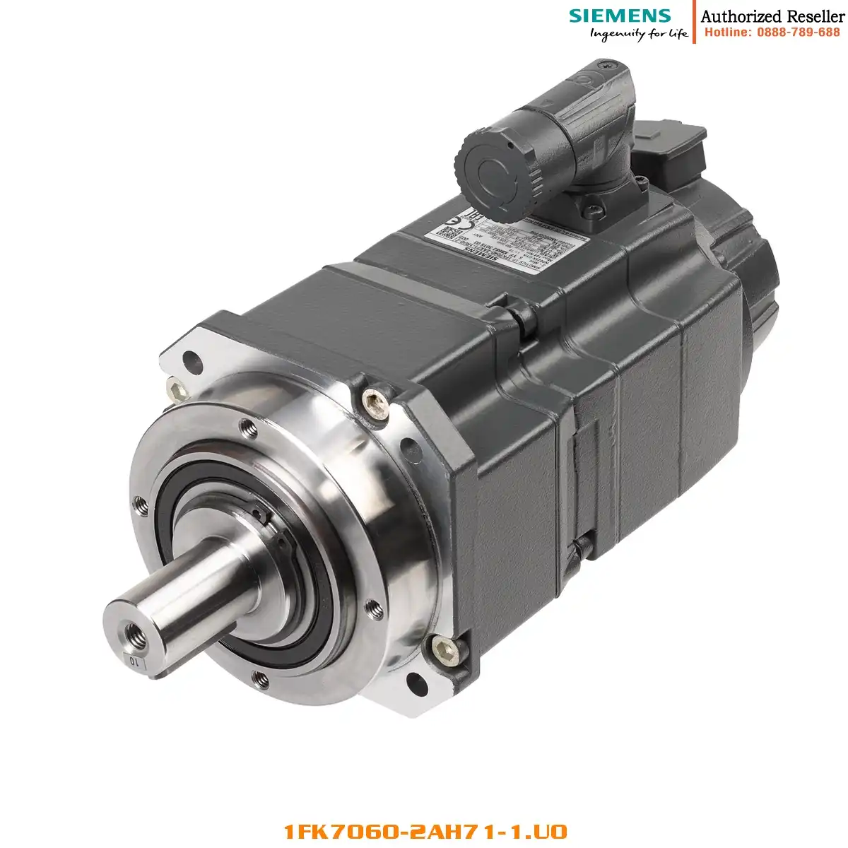 Động cơ servo đồng bộ 1FK7060-2AH71-1.U0 SIMOTICS S, 1.74 kW, không phanh