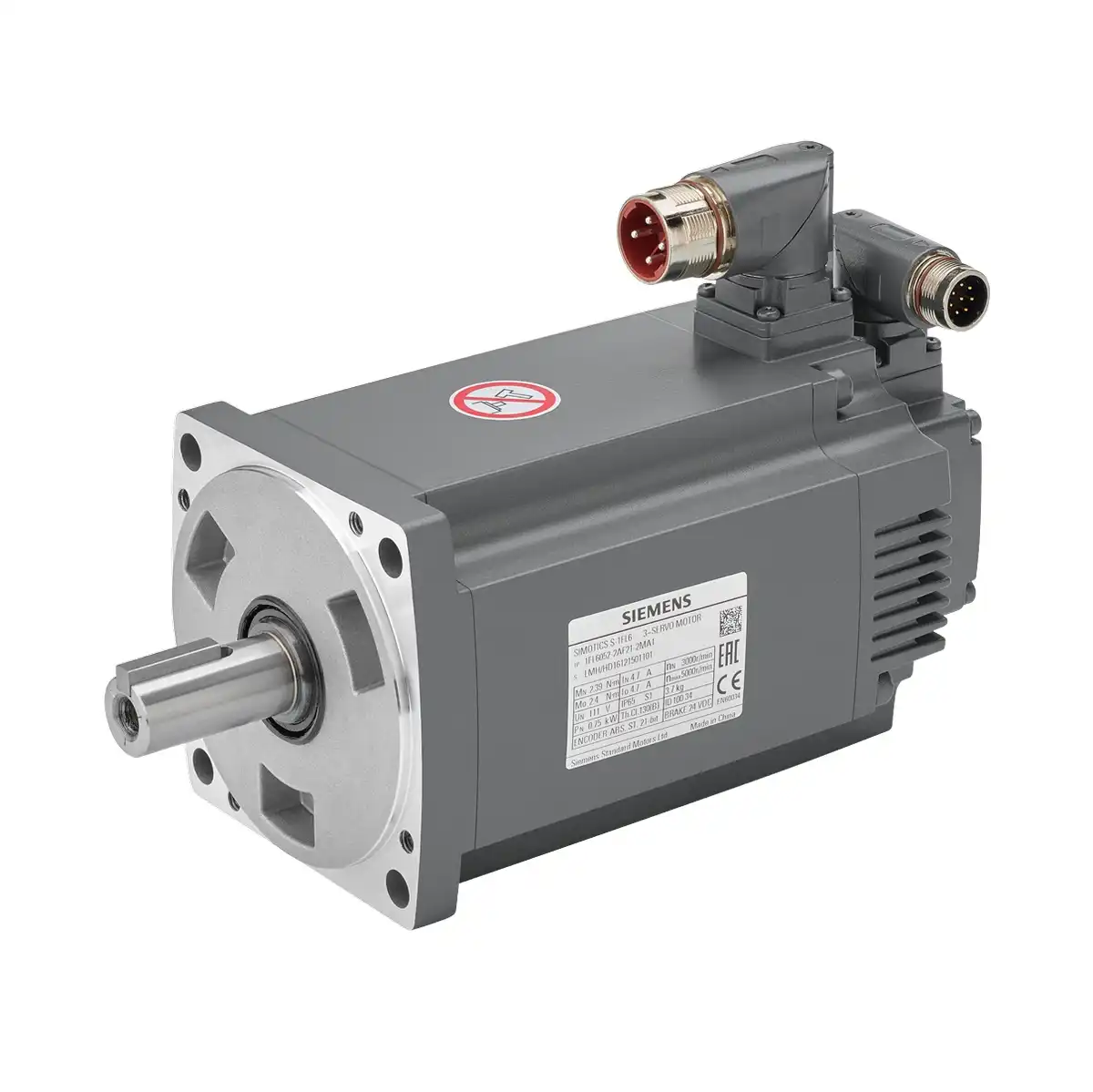 Động cơ SIMOTICS S-1FL6 1FL6052-2AF21-2MH1 1.5kW, 3000rpm, có phanh và mã hóa 21-bit