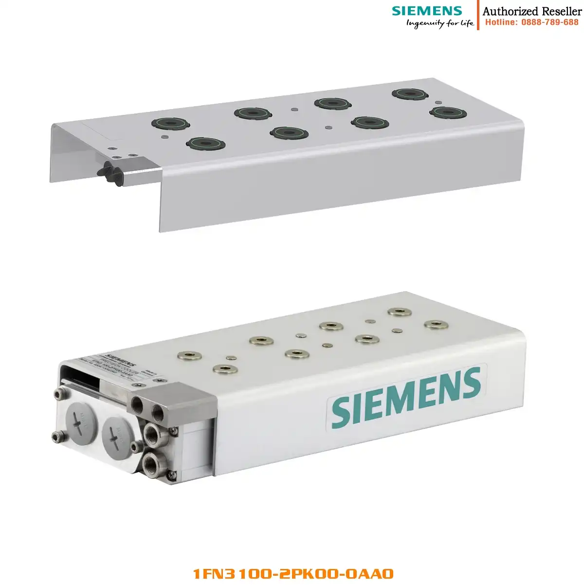 Động cơ đồng bộ 3 pha 1FN3100-2PK00-0AA0 và bộ làm mát SIMOTICS L cho phần chính