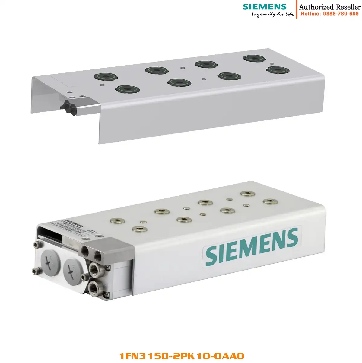 Động cơ đồng bộ 3 pha 1FN3150-2PK10-0AA0 và bộ làm mát SIMOTICS L cho hệ thống chính