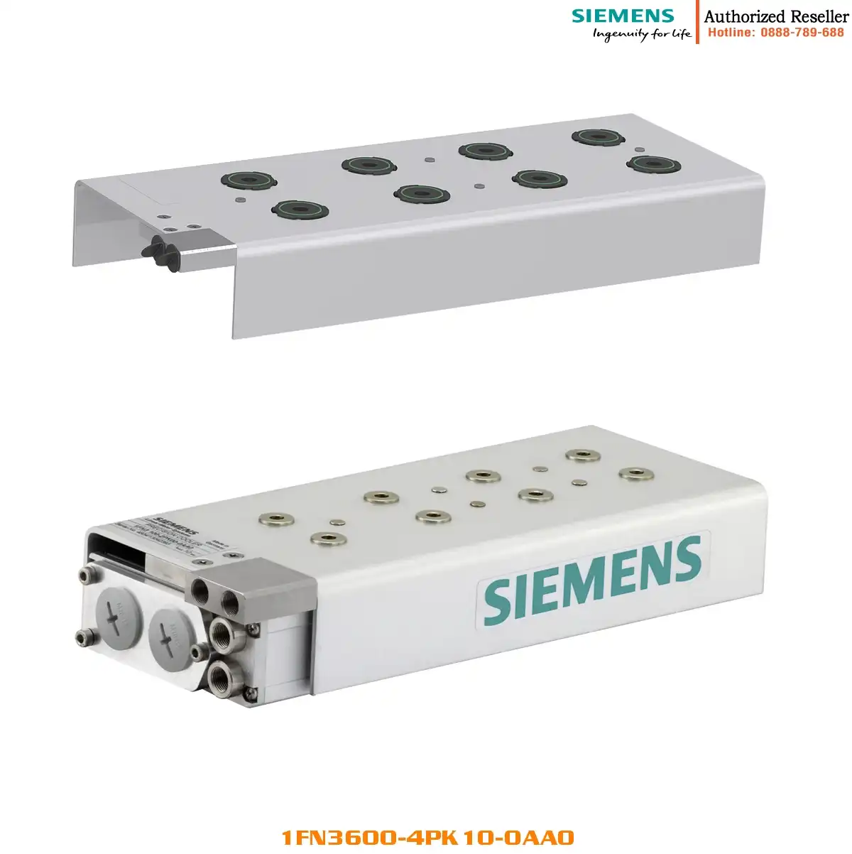 Động cơ đồng bộ 3 pha 1FN3600-4PK10-0AA0 và bộ làm mát SIMOTICS L cho phần chính