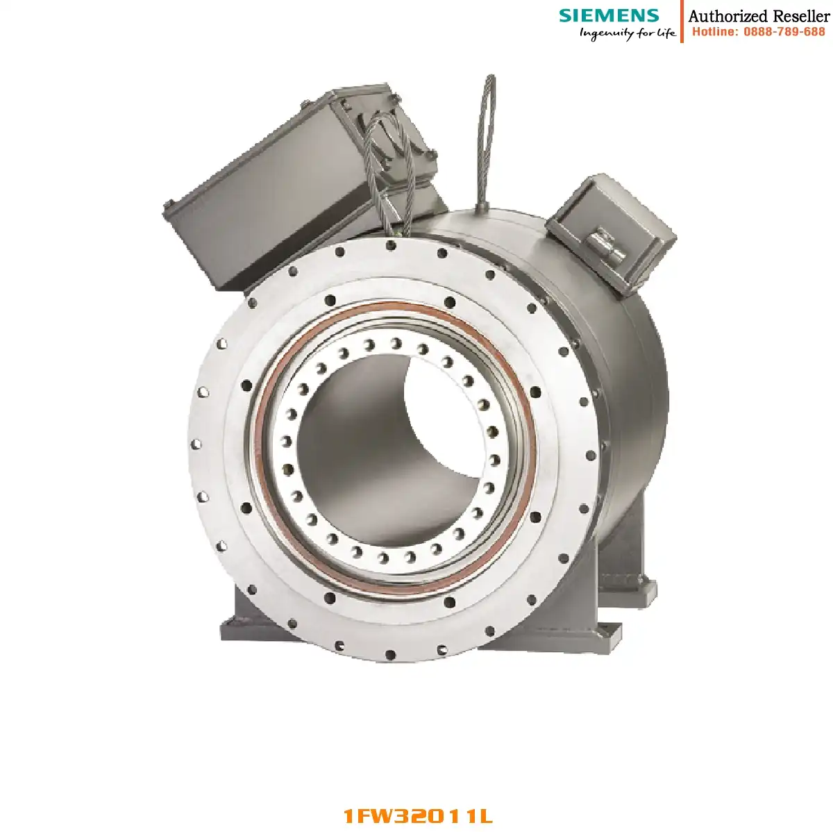 Động cơ mô-men xoắn SIMOTICS T 1FW3201-1.L..-.... 450-550rpm, 14.1-17.3kW, 300Nm, làm mát bằng nước