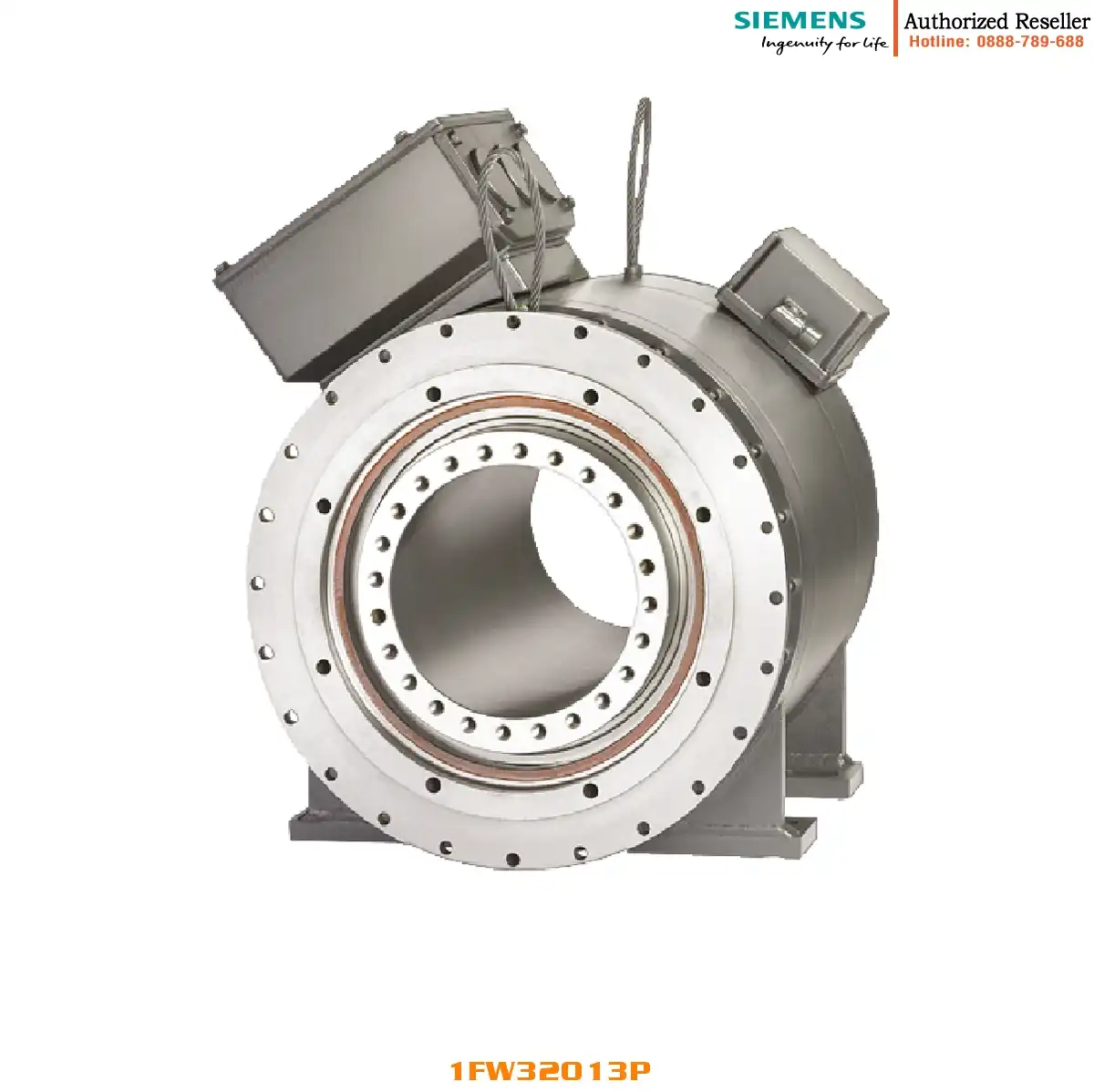 Động Cơ Mô Men Xoắn SIMOTICS T 1FW3201-3.P..-.... 710-950rpm, 18.2-24kW, 245Nm, Làm Mát Bằng Nước