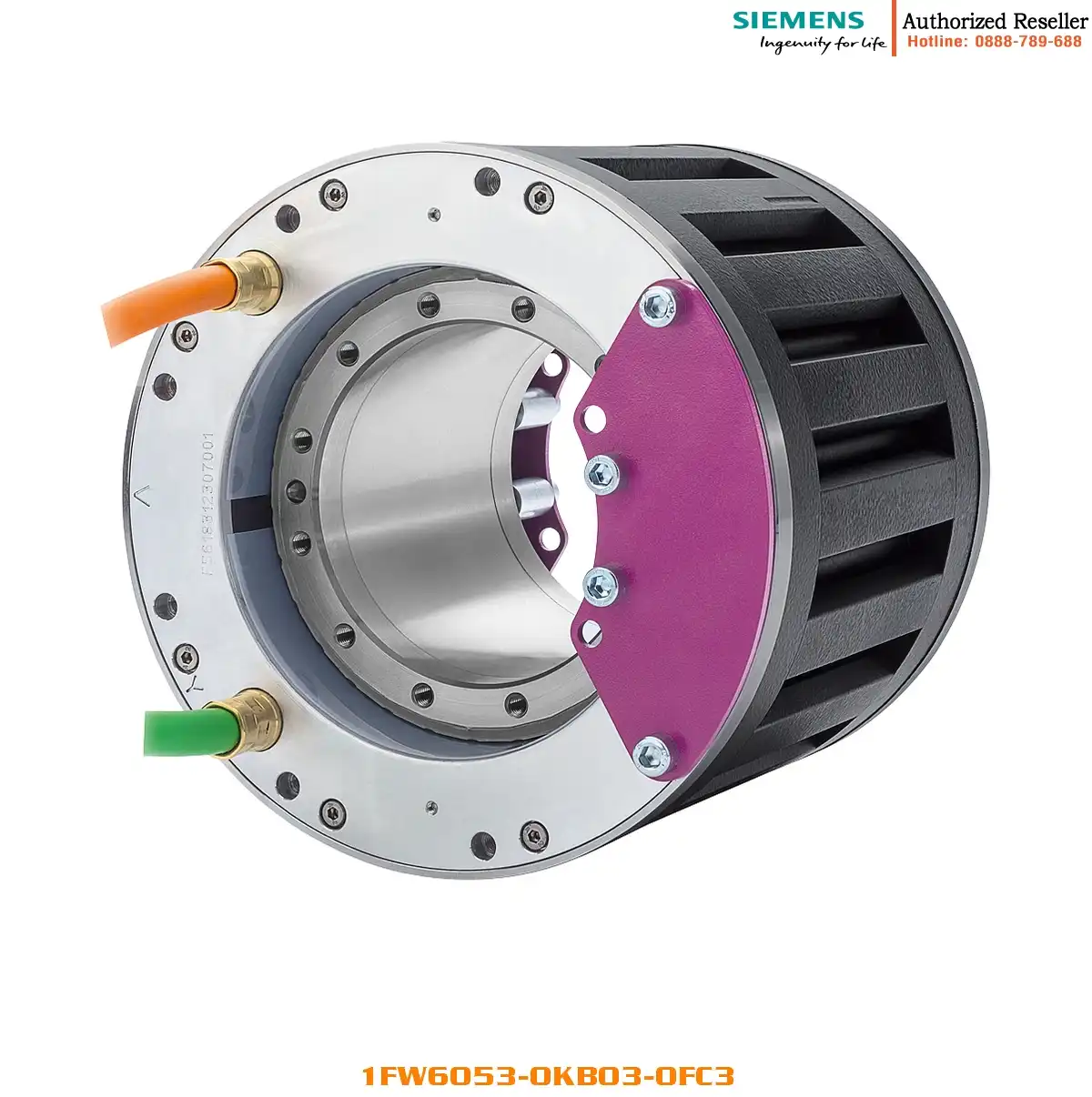 Động Cơ Torque SIMOTICS T 1FW6053-0KB03-0FC3, 34.4 Nm, 1200rpm, Cảm Biến Nhiệt Pt1000