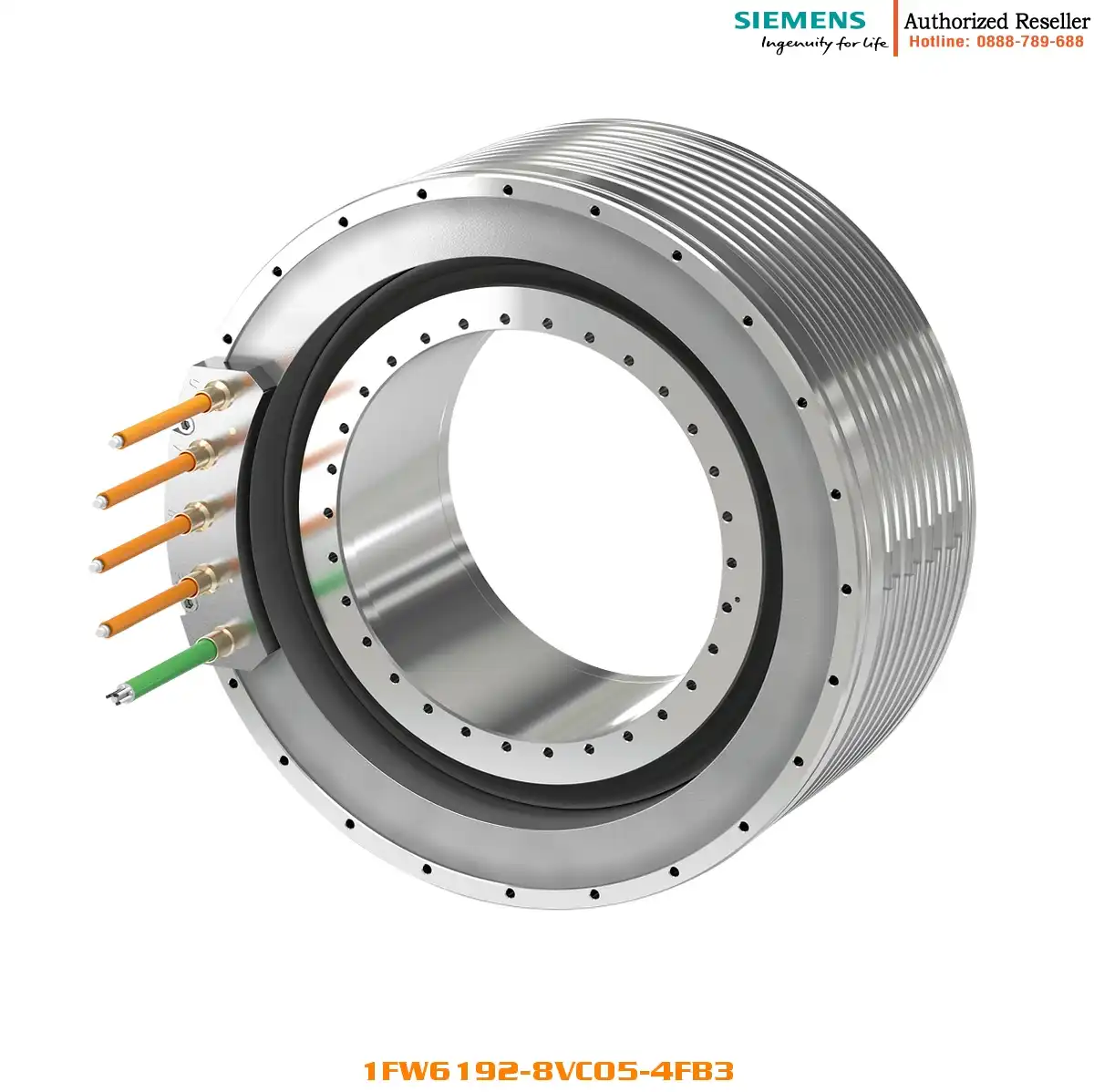 Động Cơ Đồng Bộ 3 Pha 1FW6192-8VC05-4FB3, Mô Men 1180 Nm, Tốc Độ Tối Đa 893 r/min