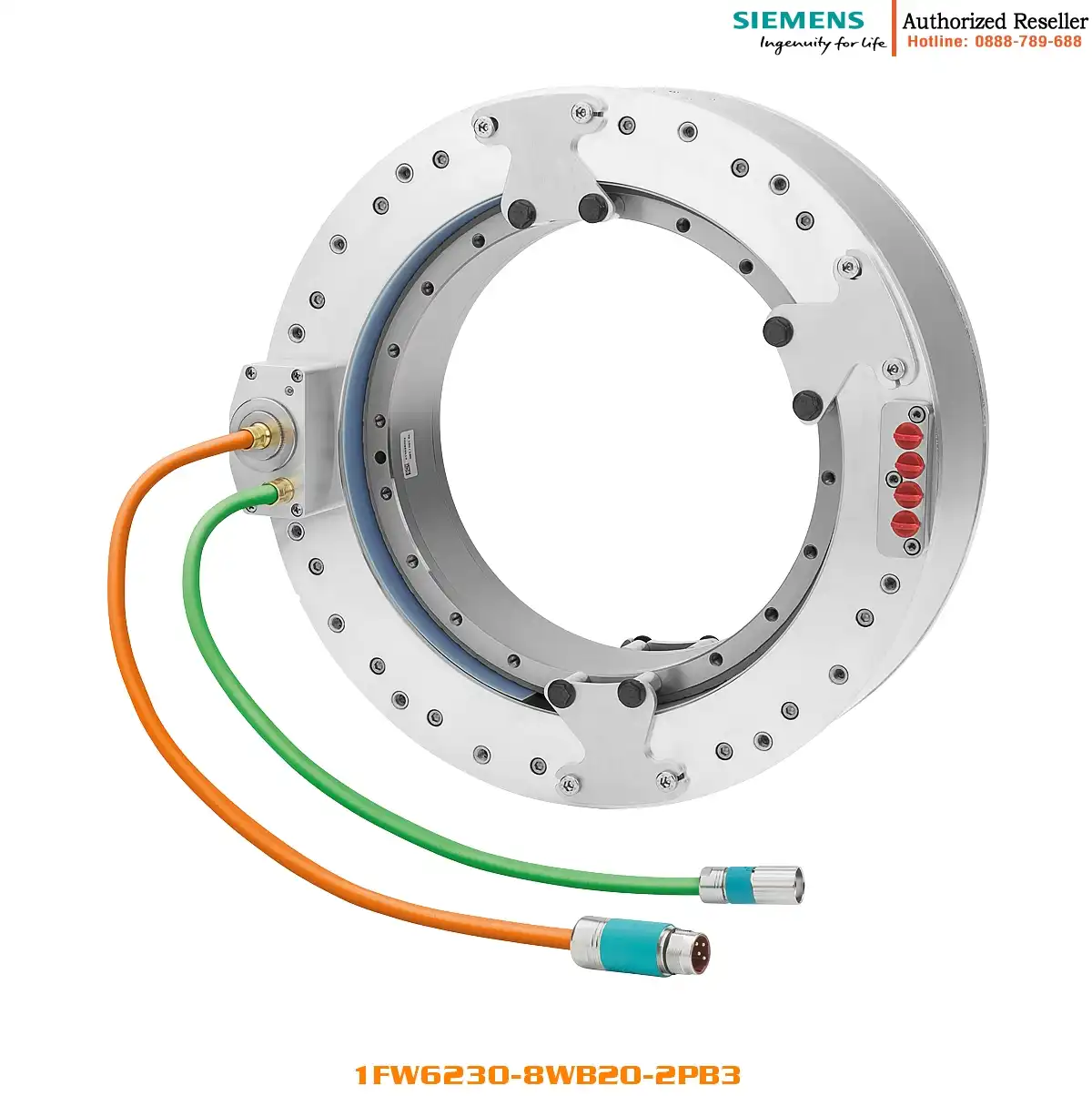 Động Cơ SIMOTICS T 1FW6230-8WB20-2PB3, Mô Men 5260 Nm, Tốc Độ 130 r/min, Cảm Biến Nhiệt