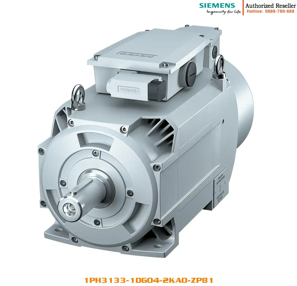 Động Cơ Chính SINAMICS S120 15kW 2000rpm 1PH3133-1DG04-2KA0-ZP81, IP55, Vận Hành 380V