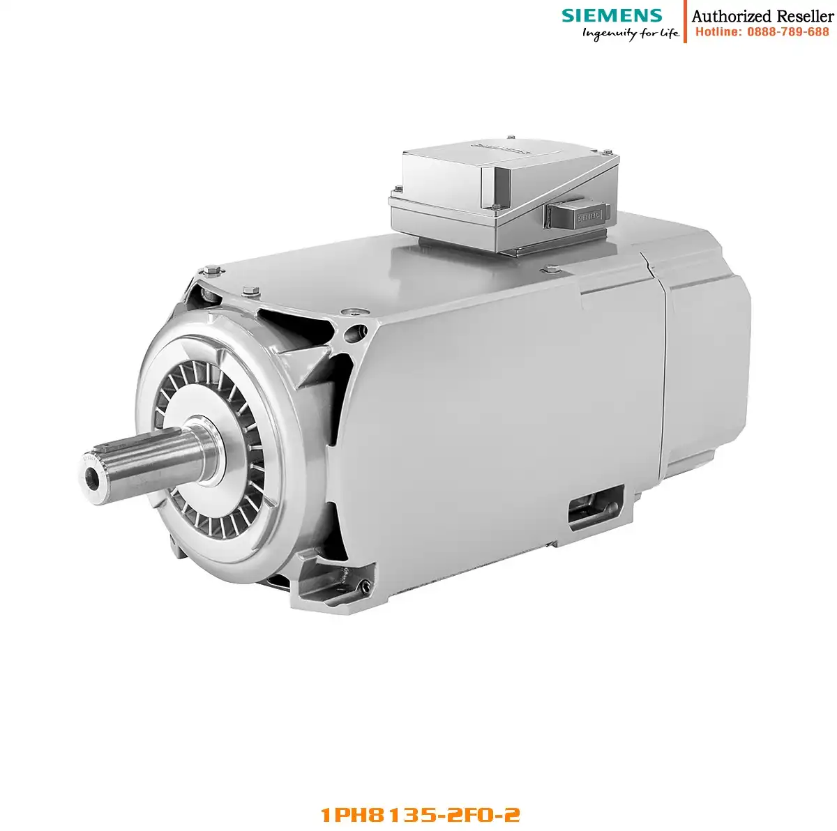 Động Cơ Đồng Bộ SIMOTICS M 1PH8135-2.F0.-...2, 1500 r/min, 23.7 kW, IP55, Quạt Tản Nhiệt