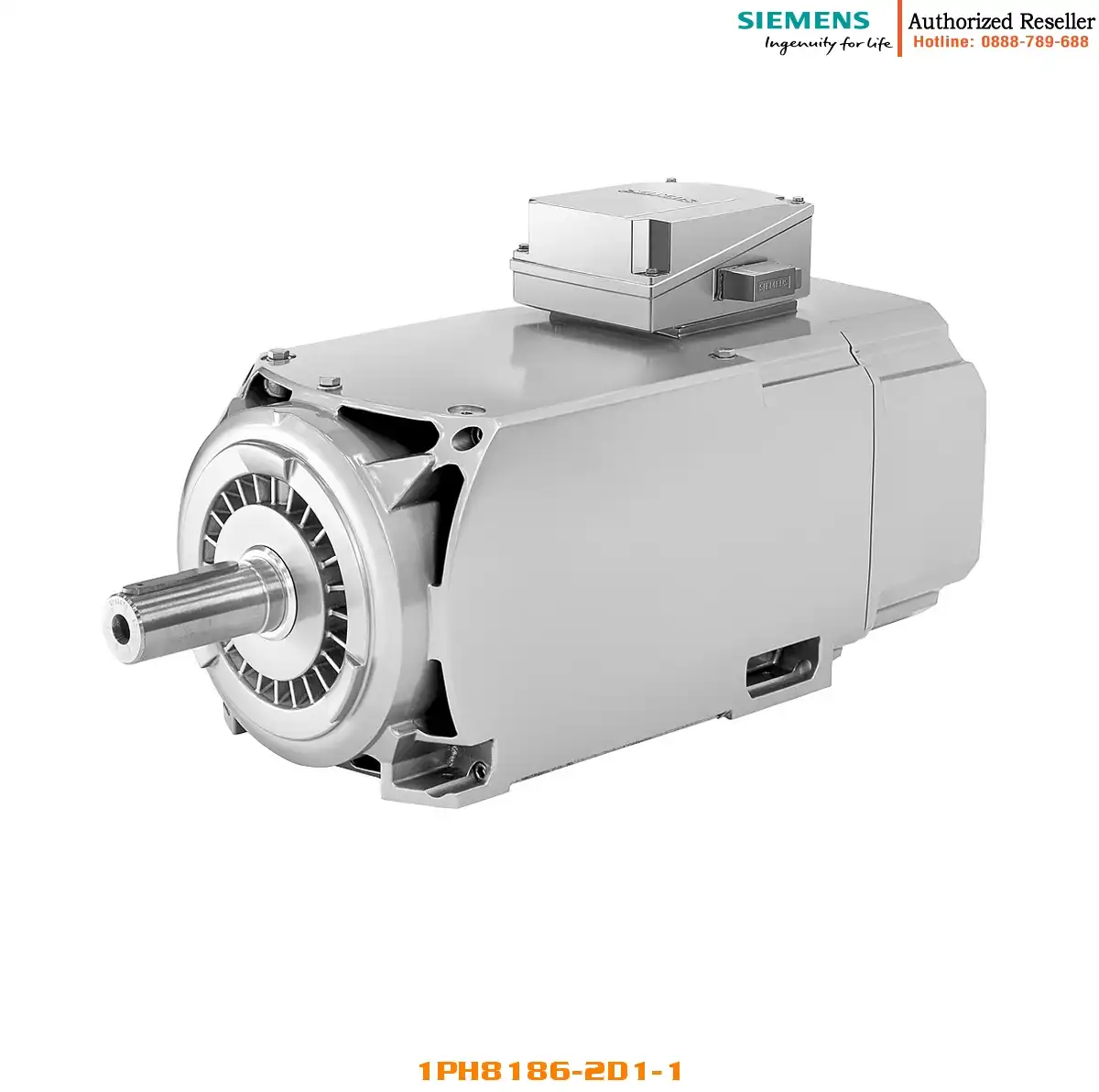 Động Cơ Đồng Bộ SIMOTICS M 1PH8186-2.D1 - 62kW, 1000 r/min, Bảo Vệ IP55, Quạt Tản Nhiệt