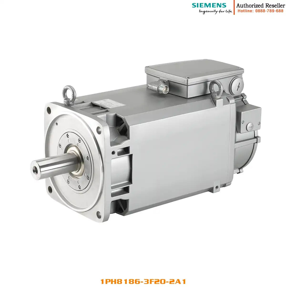 Động cơ không đồng bộ SIMOTICS M 1500 r/min 93 kW 1PH8186-3.F20-2A.1, làm mát nước, IP55